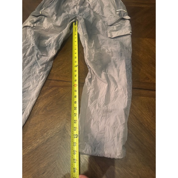 Kith Mens Grey Cloud Wash Nylon Cargo Pants XXL Relaxed Bungee Hem Joggers |V1 - Picture 2 of 7